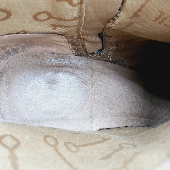 Fossil Leather Ankle Boots Blue-ish Teal - Picture 11 of 15